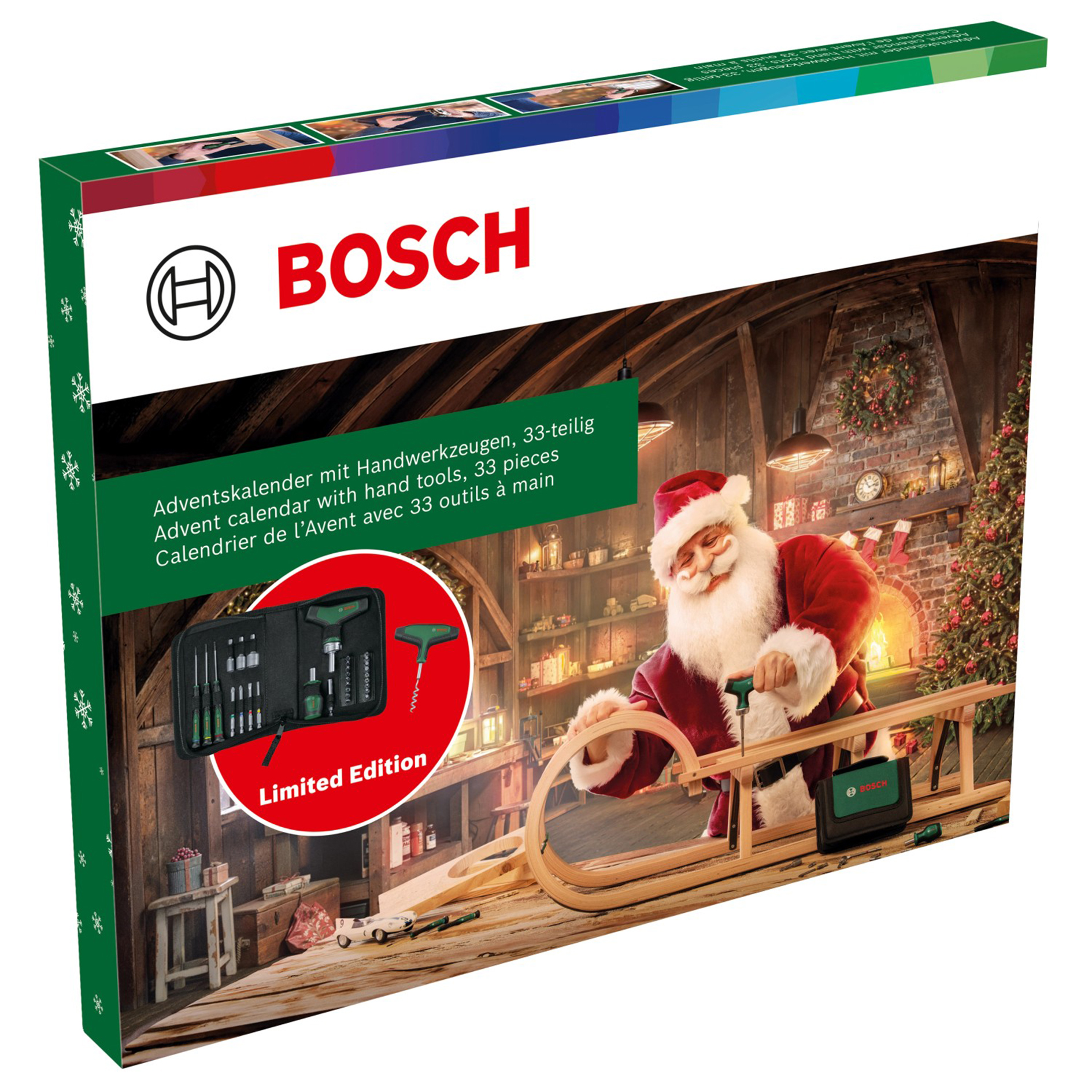 BOSCH Adventskalender 2024 - 33-teilig