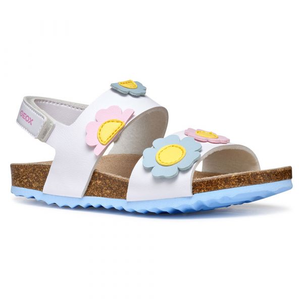 Geox Sandálias Adriel White / Crystal 28