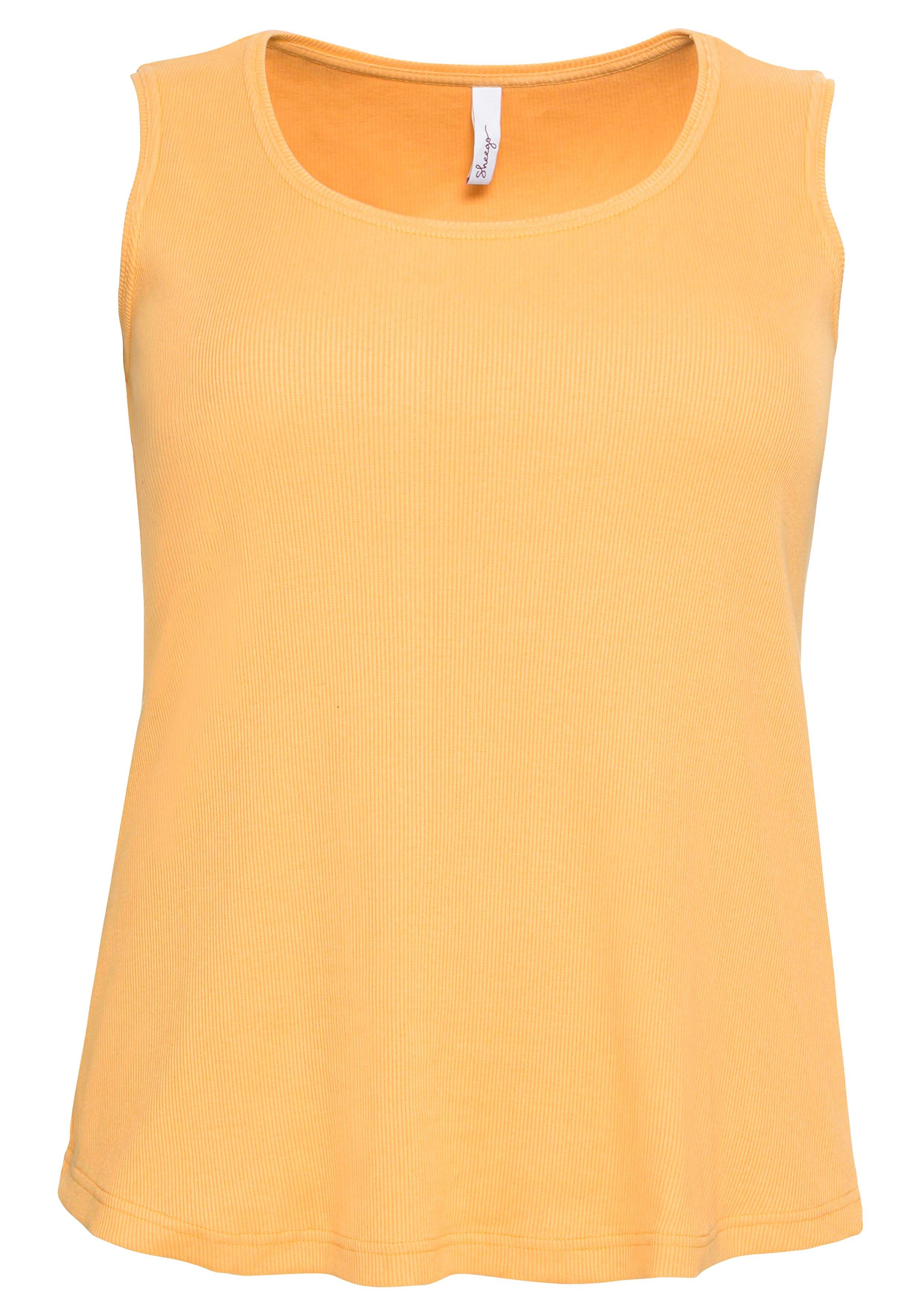 Tanktop in Ripp-Qualität mit Rundhalsausschnitt