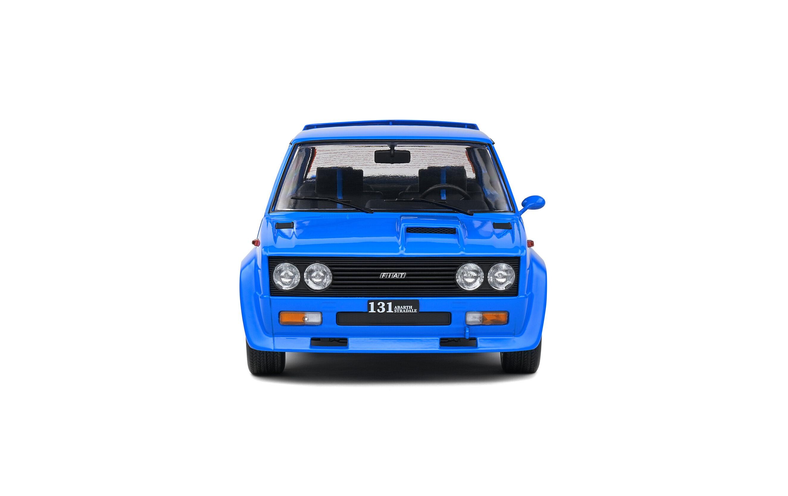 Fiat 131 Abarth, Blau, 1980 1:18Detailgetreues Modellauto im Massstab 1:18