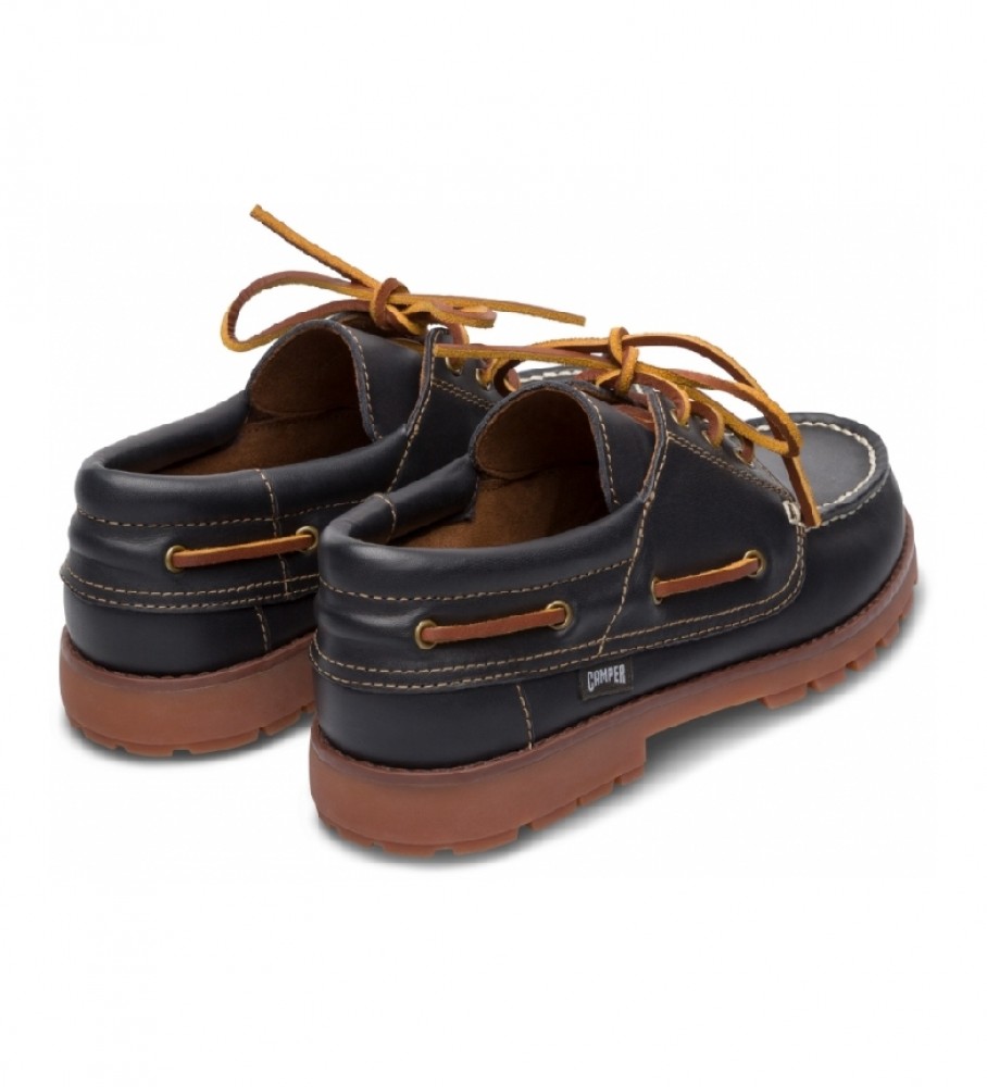 Sapatos náuticos de couro Camper Compass Navy