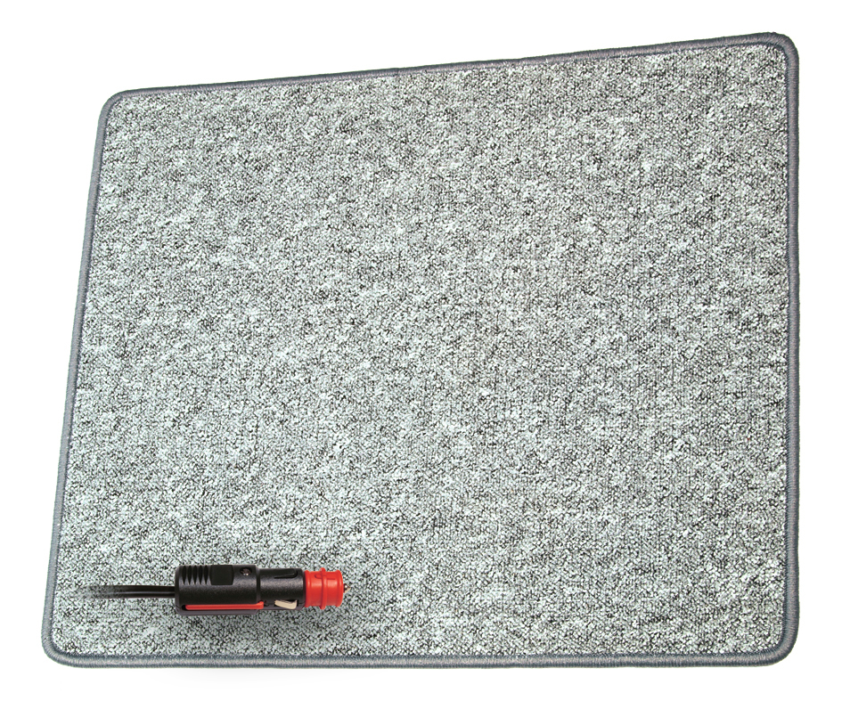 Pro Car Heizteppich 12 V 40 x 80 cm silber