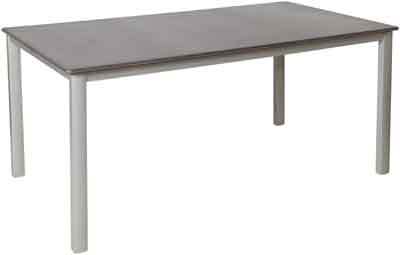 5-teiliges Gartenmöbel-Set - platin-grau-schiefer