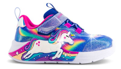 Skechers S-Lights Unicorn Chaser Sneaker Blå 302298N (21-26)