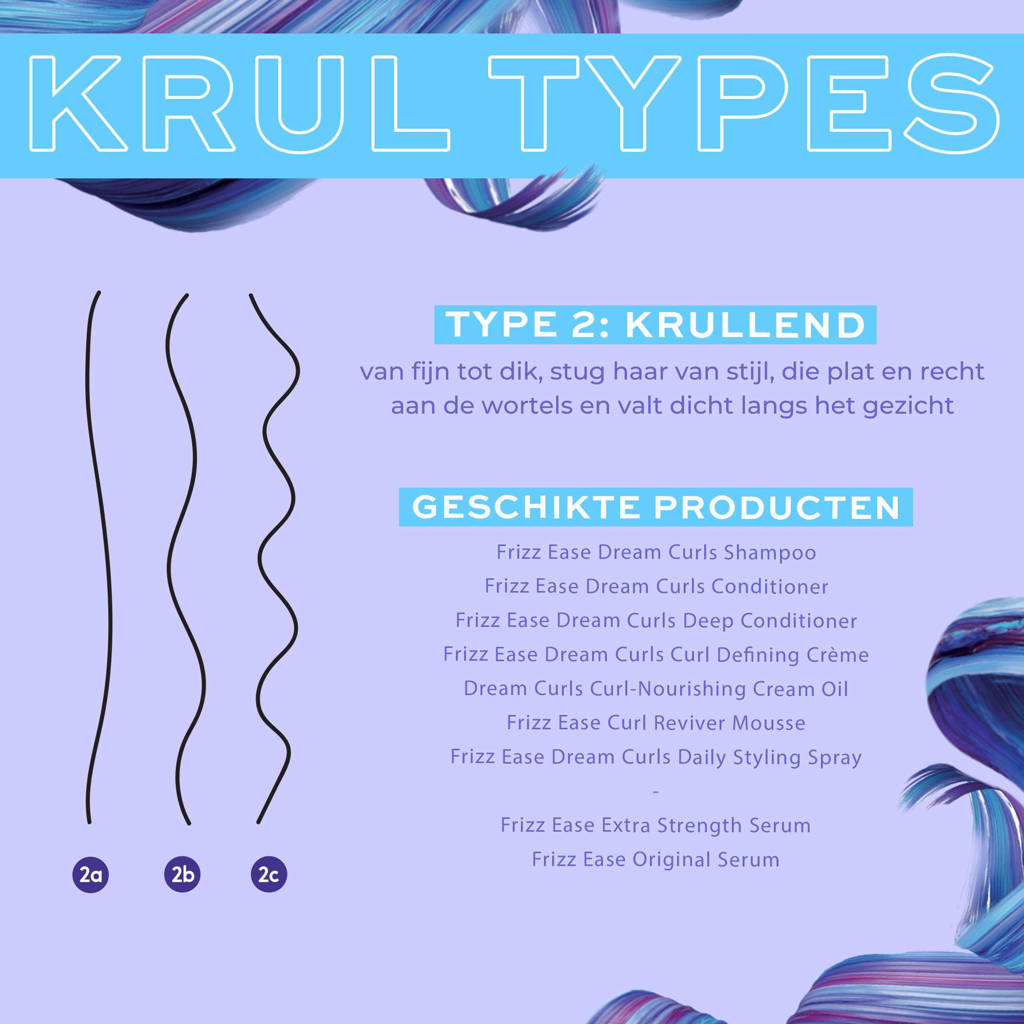 Spray voor mooie, natuurlijke krullen.Frizz Ease Dream Curls Daily styling spray - 200 ml