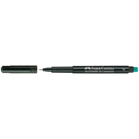 Faber-Castell Marker Multimark permanent, F, schwarz