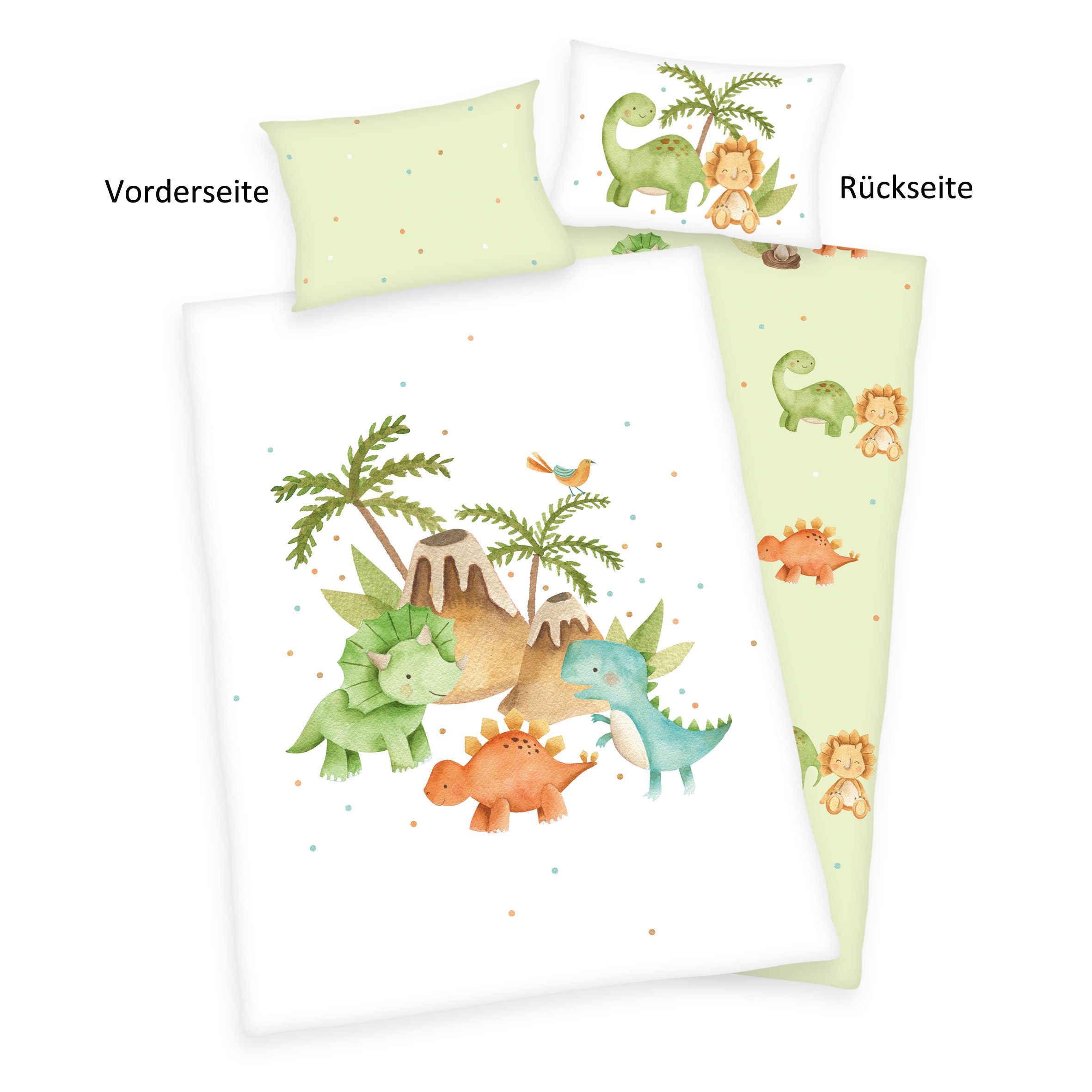 Baby Bettwäsche Renforcé DINOS