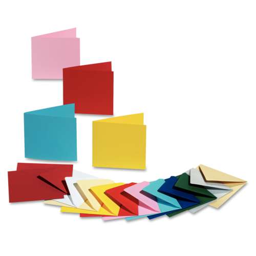 FOLIA® Doppelkarte, quadratisch
