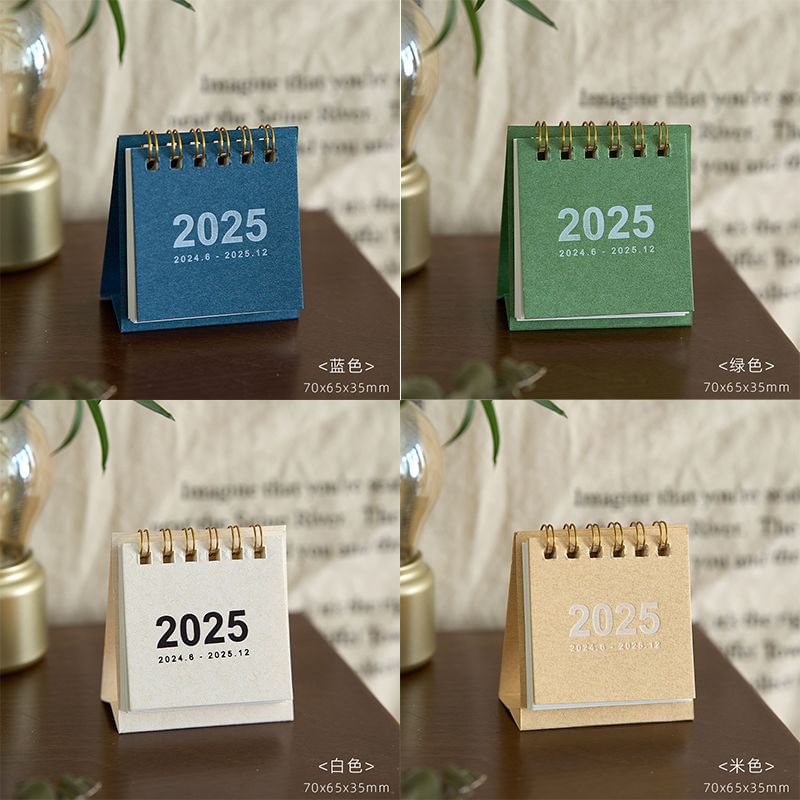 Jun's Journal - Mini-bureaukalender 2025 (verschillende ontwerpen) / set