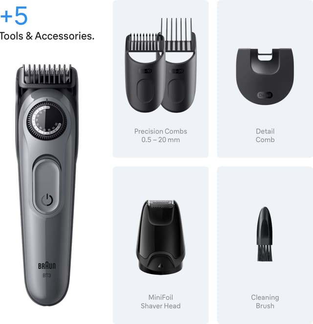 Braun Series 3 skægtrimmer BT3560 (grå)