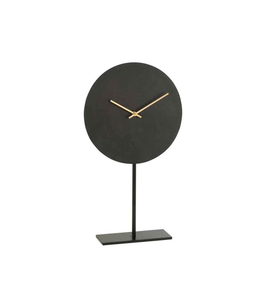 Paris Prix - Horloge Sur Pied En Métal matia 41cm Noir