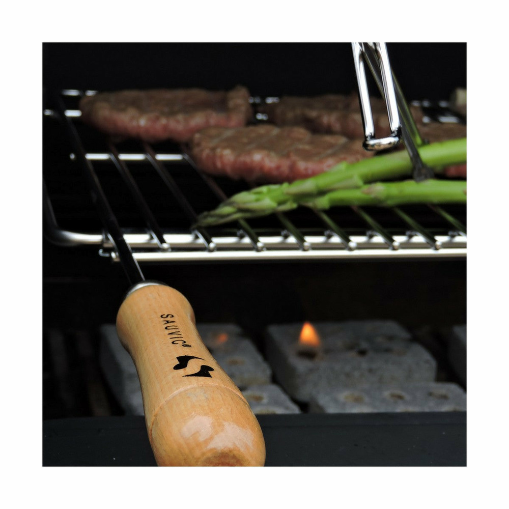 Grille de barbecue extensible 70x40cm acier zingué