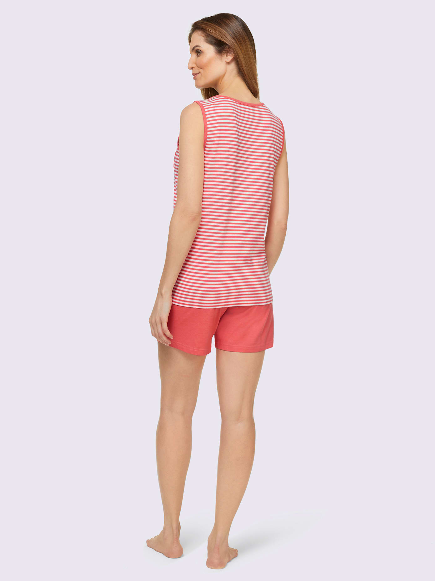 Pyjamas courts jersey fin