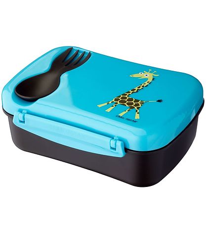 Carl Oscar Madkasse m. K?leelement - Turquoise Giraffe