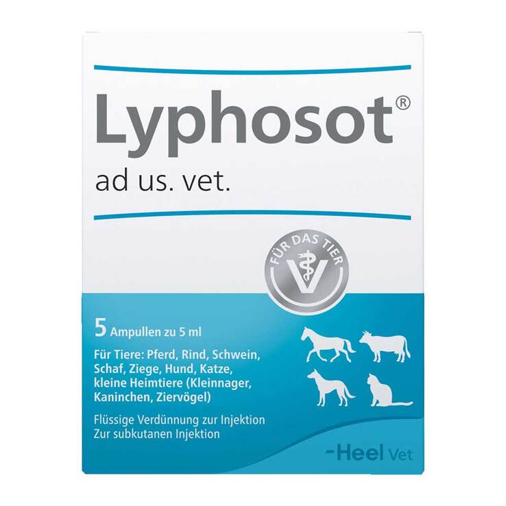 Lyphosot zur Injektion Ampullen vet. (für Tiere), 5 St