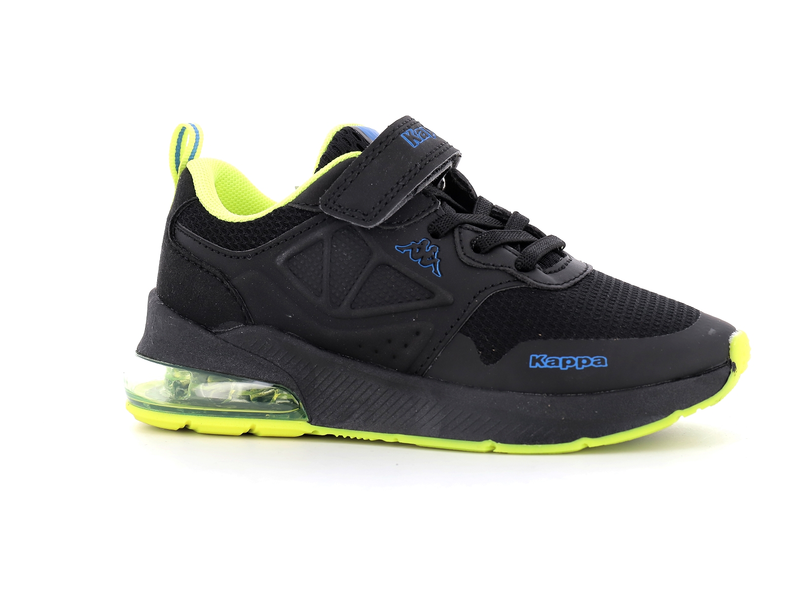 Kappa-33152ZW Matières combinées Noir Jaune