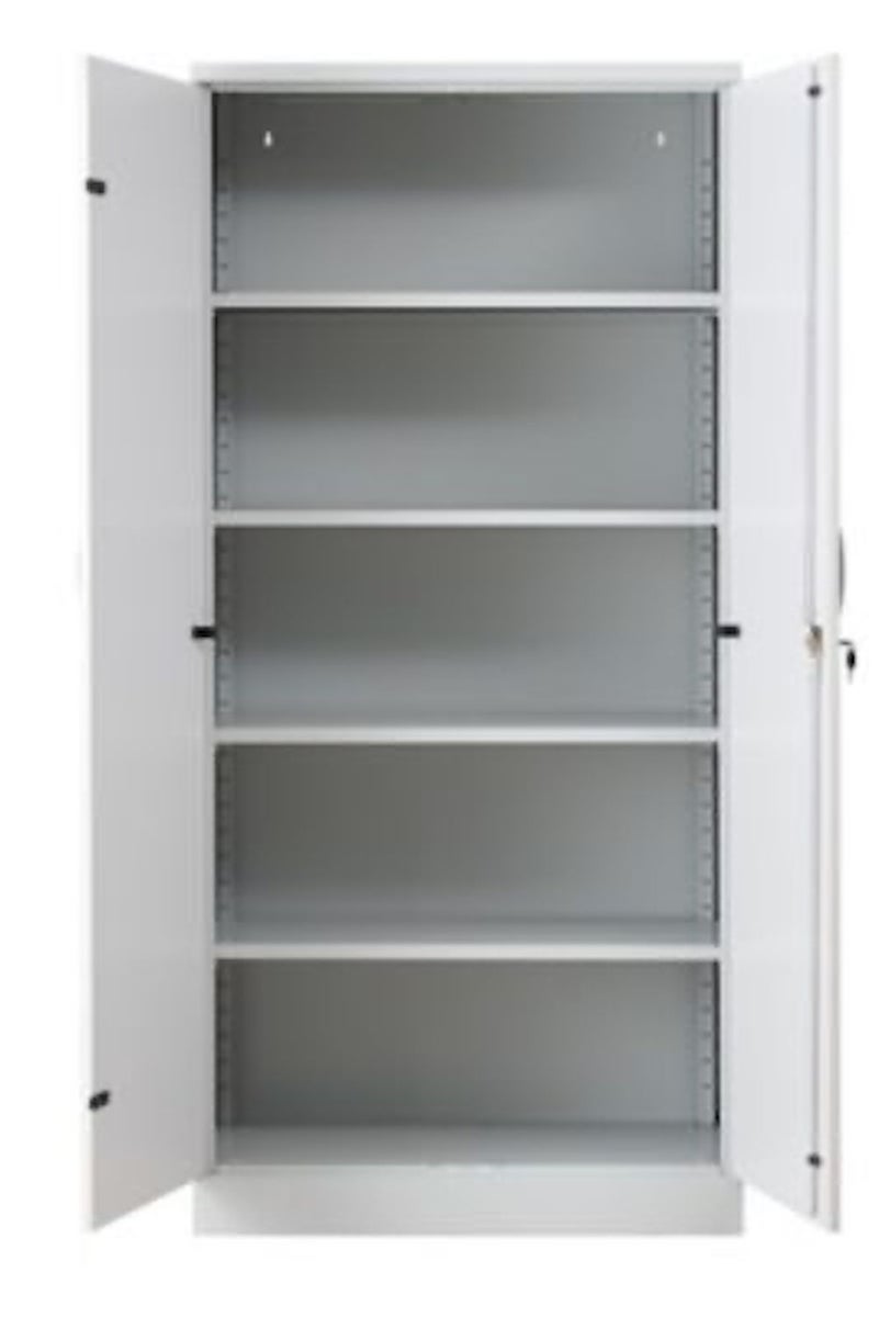 PROREGAL Beetle archiefkast met 4 legplanken, HxBxD 195 x 92 x 42 cm, grijs