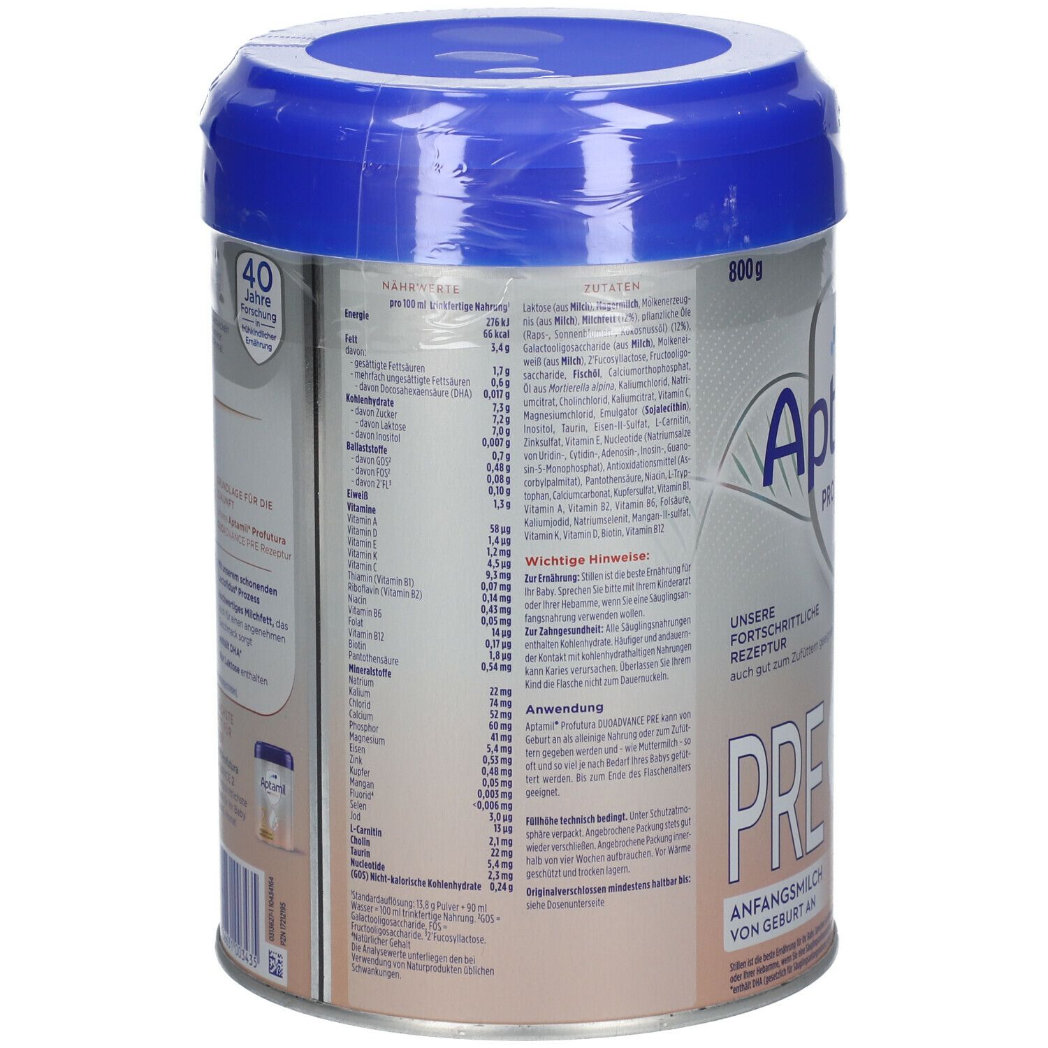 Aptamil Profutura Pre Anfangsmilch von Geburt an