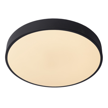 Lucide UNAR plafonnière Ø 39,5 cm LED dimb. 2700K 3 StepDim Zwart