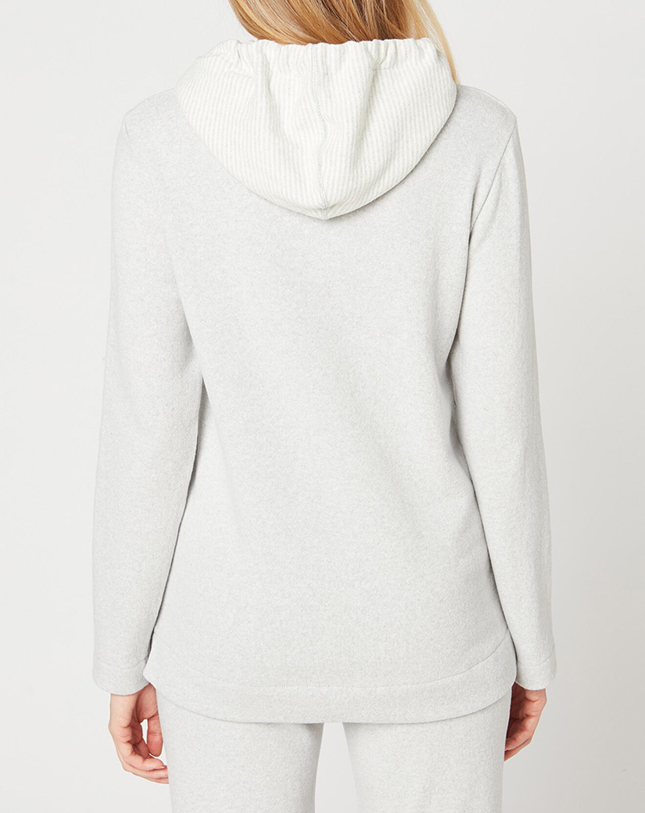 Le Chat Sweat Sweethome blanc/gris chiné