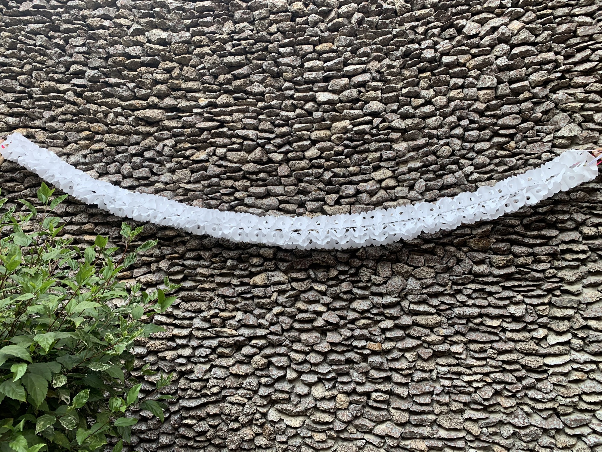 Papier-Girlande 'Schlange', weiß, Ø 23 cm, L 300 cm günstig bestellen