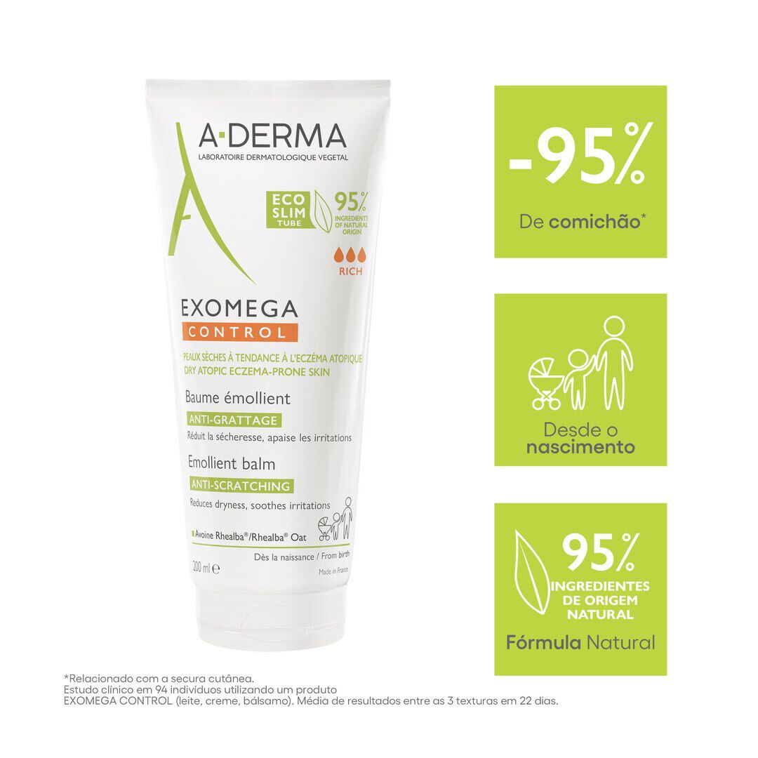 Exomega Control - Bálsamo Emoliente Antiprurido - 200ml