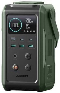 Joyroom JR-PBF10 75000mAh Power Bank met licht/geluidsalarm - 100W - Olive