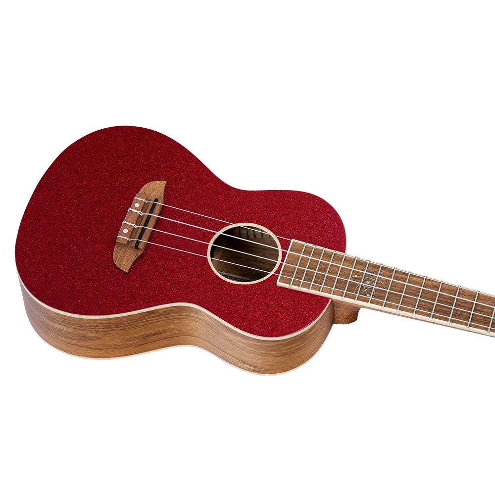 Ortega RUEL-MRD Element Series Concert Size Ukulele Metallic Red concert ukelele met gigbag