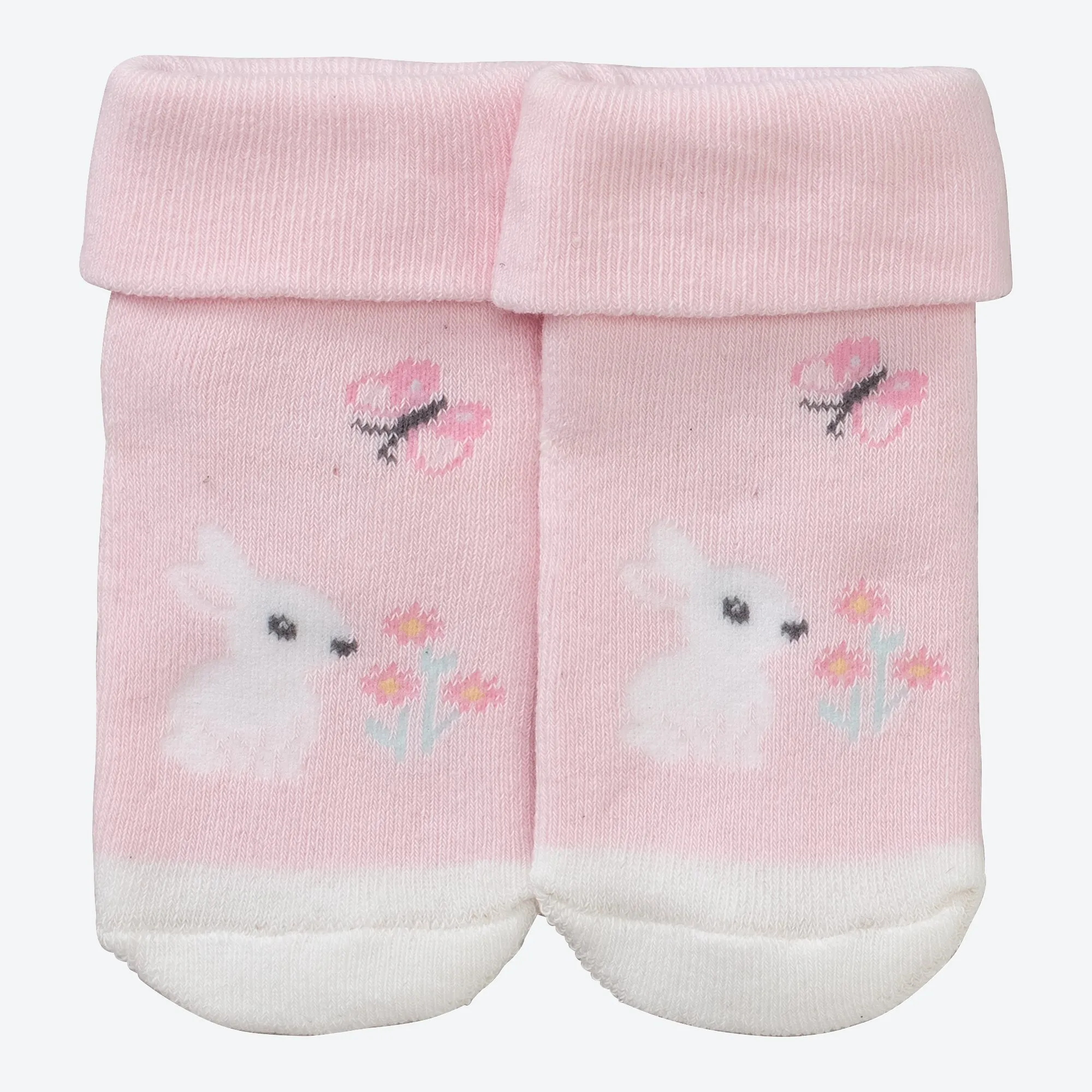 Baby-Mädchen-Frottee-Socken, 3er-Pack