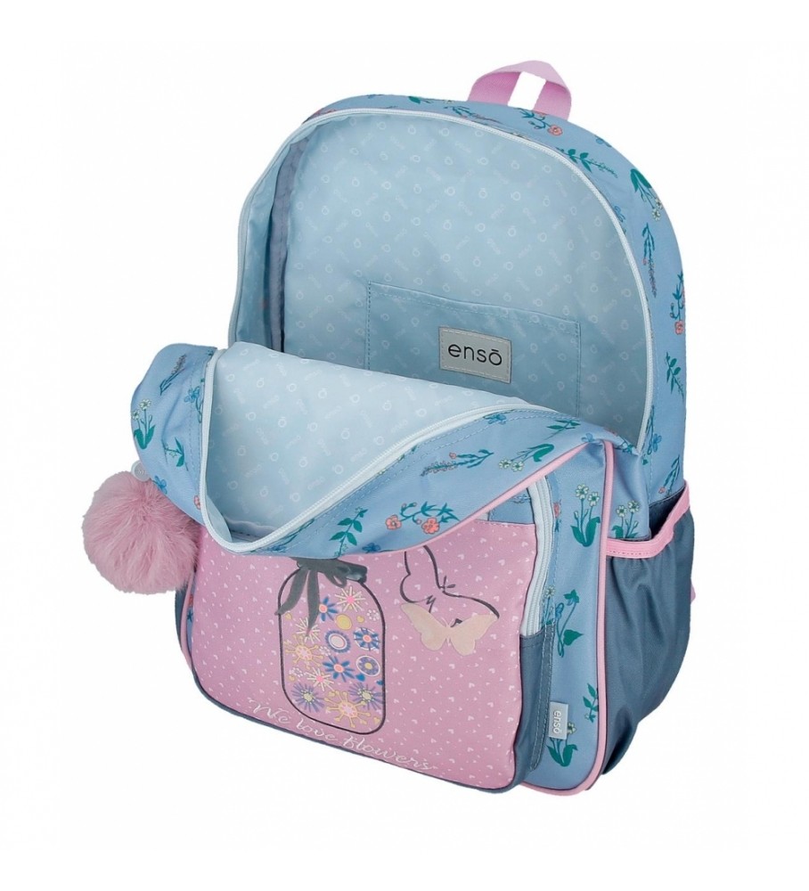 Mochila escolar Enso EnsoWe Love Flowers rosa