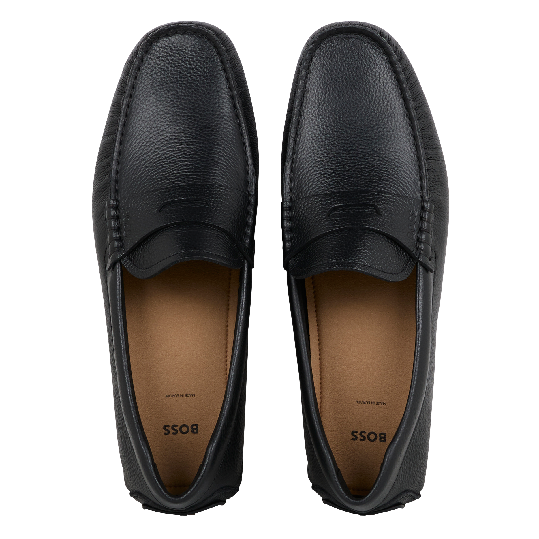 Mocassins en cuir| Noir