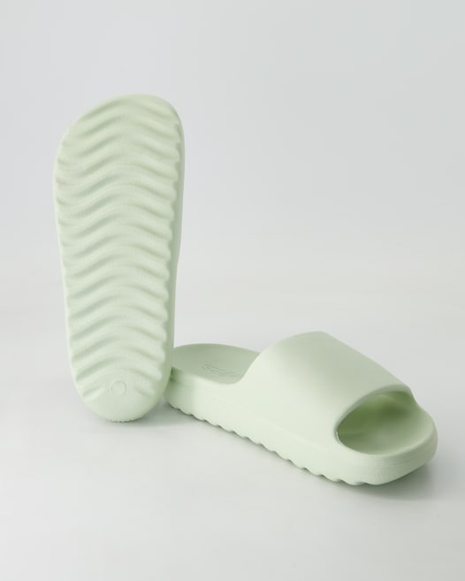 Adidas Adilette Lumia Pantoletten in Grün