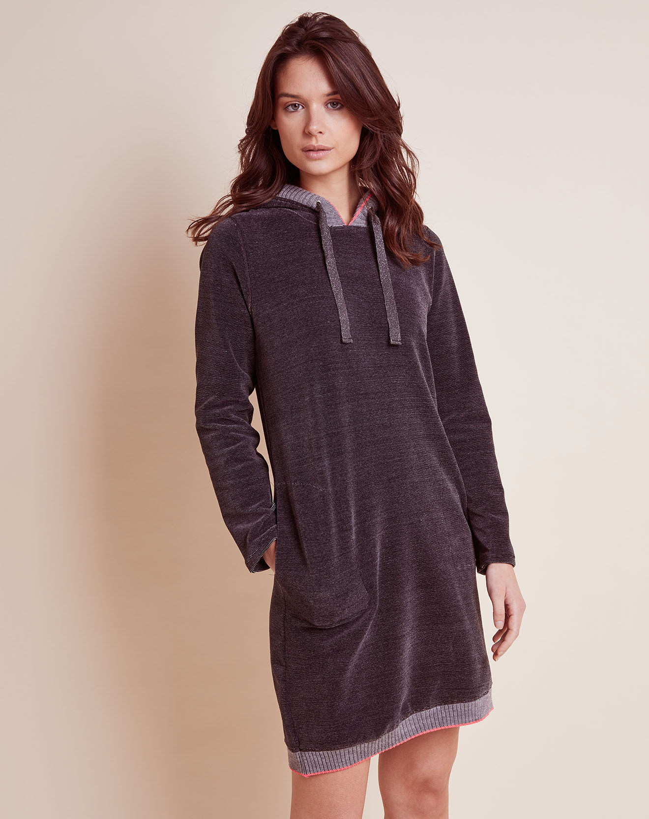 Le Chat Robe Week End noir/gris