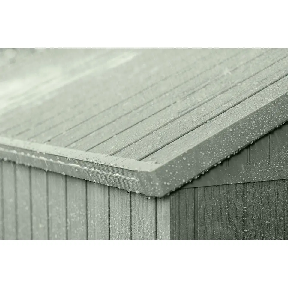 Keter Darwin 68 Tuinhuis - dubbele deuren   ramen - 190x244x221 - Groen