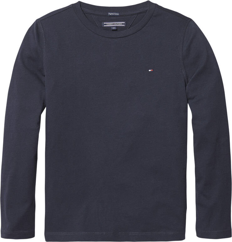 Tommy Hilfiger BOYS BASIC CN KNIT L/S Blå