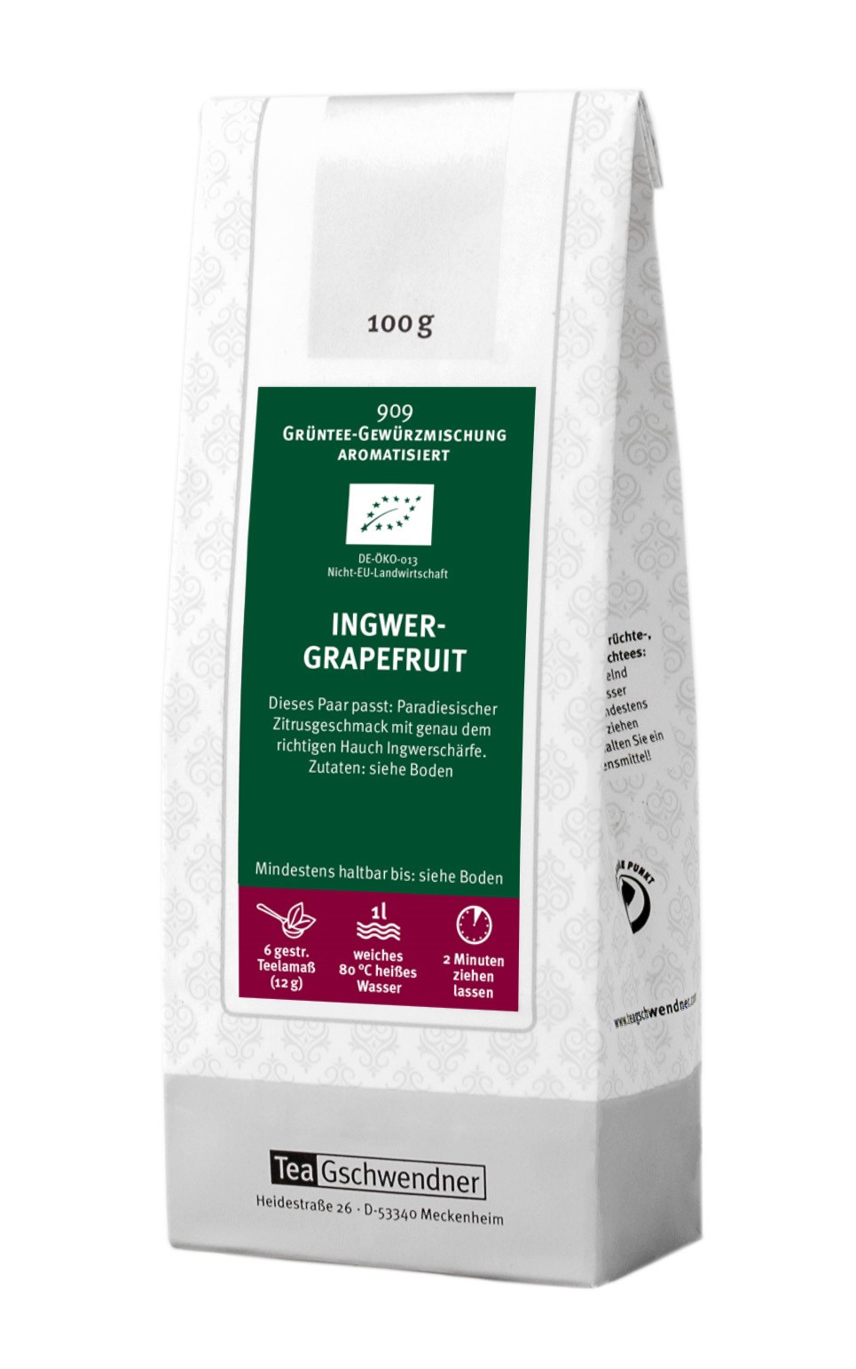 Ingwer-Grapefruit Bio