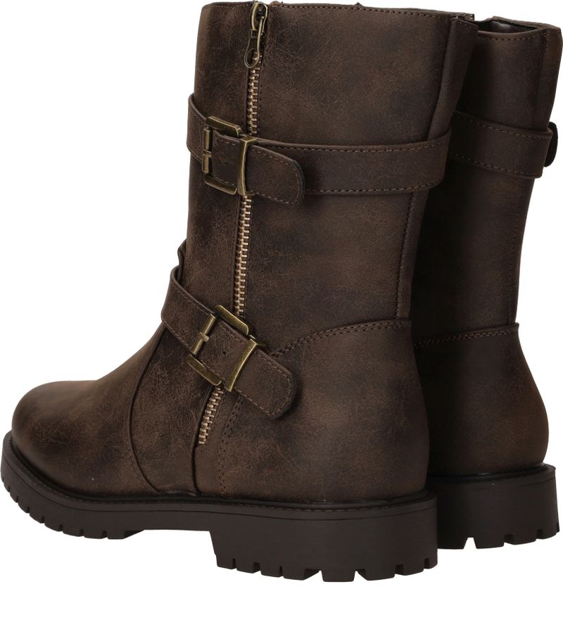 DSTRCT Bikerboots Bruin Dames
