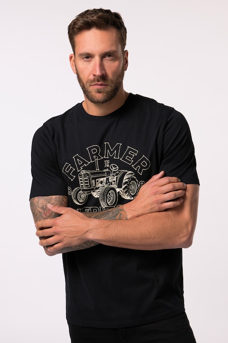 JP 1880 T-Shirt, Workwear, Halbarm, großer Print, bis 8 XL