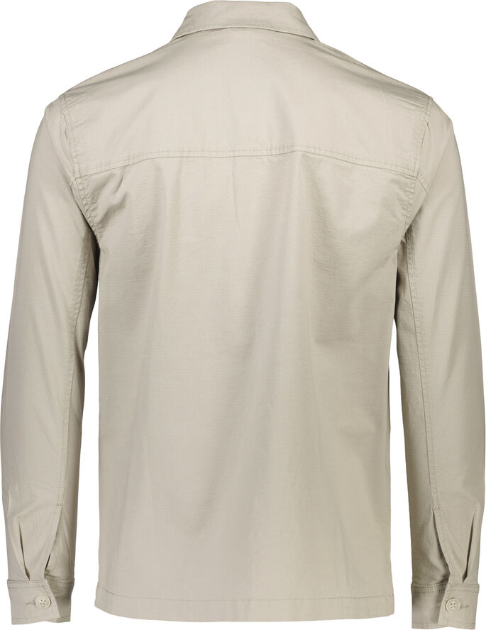 Lindbergh Rip stop overshirt L/S Sand