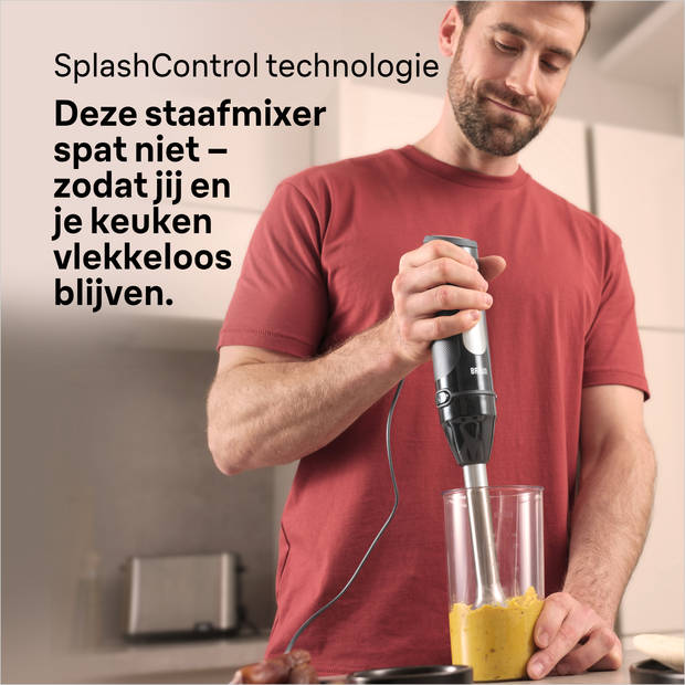 Braun MultiQuick 5 Pro MQ55.307M - Staafmixer - hakmolen - garde - pureervoet