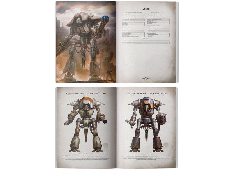 Games Workshop Buch The Horus Heresy Liber Questoris, DE Warhammer The Horus Heresy, Liber Qustoris: Armeebuch der Ritter und Titanen (Deutsch)