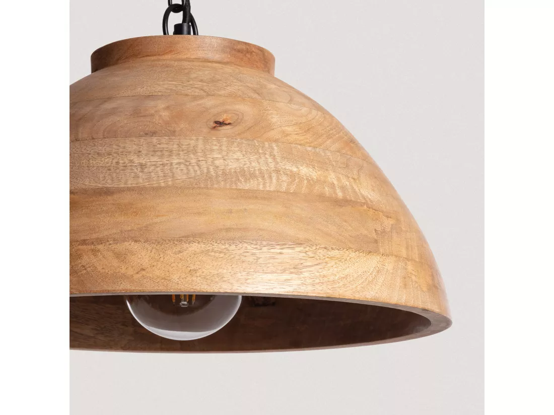 Suspension Bois Naisha M ILUZZIA Naturel