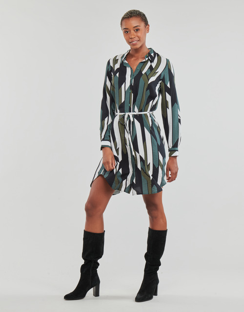 Vero Moda - VMNUNA JOSIE LS SHORT SHIRT - Vert