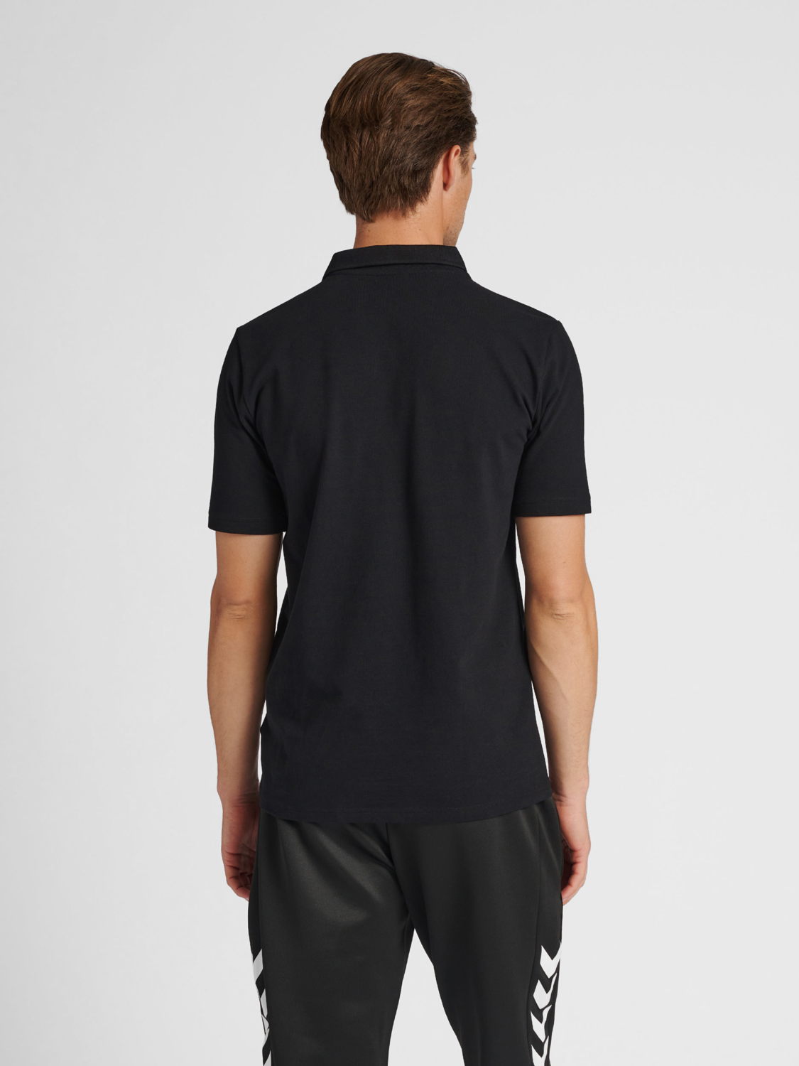 hmlRED STRETCH POLO