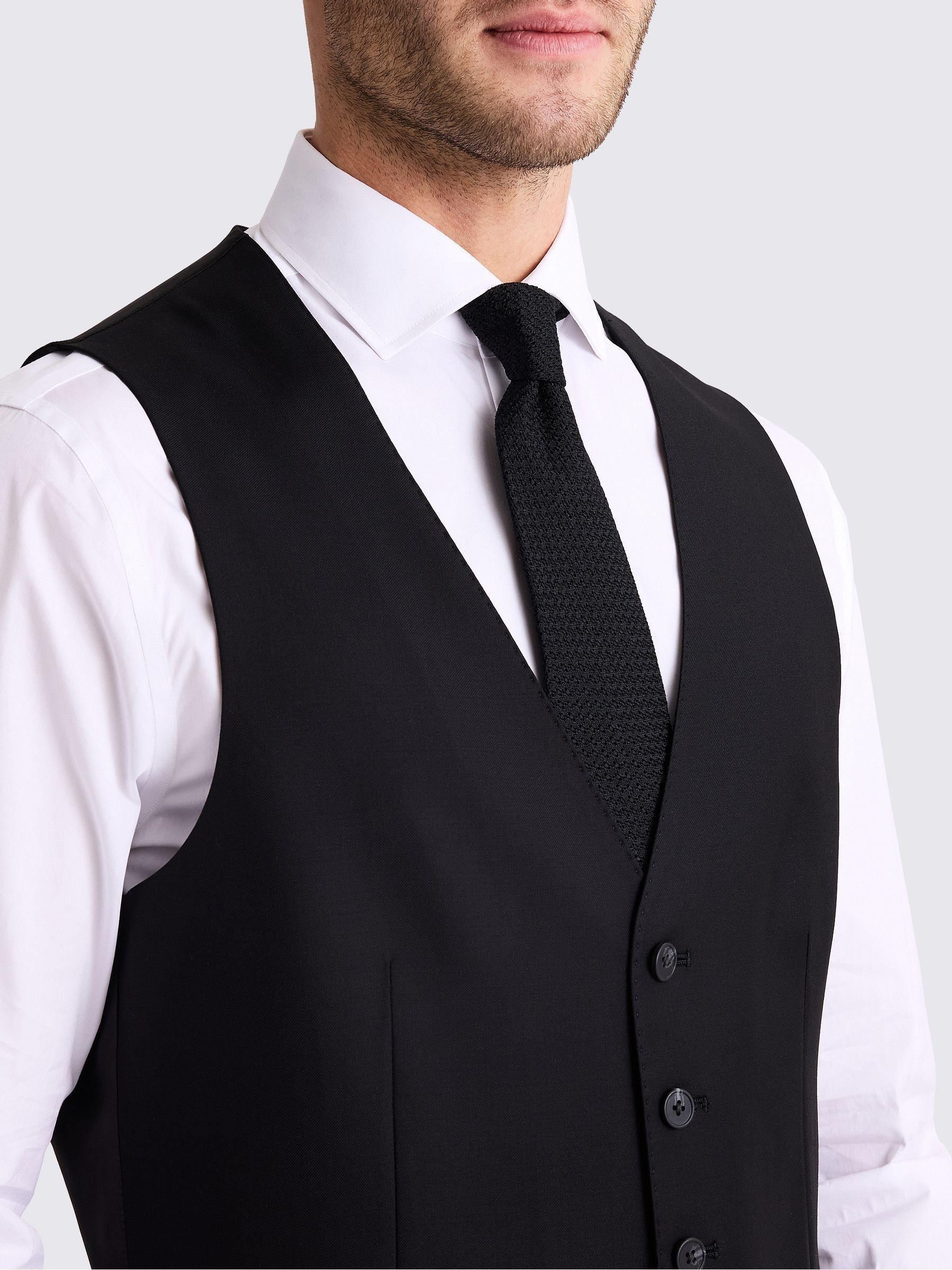 MOSS Tailored Fit Stretch Waistcoat
