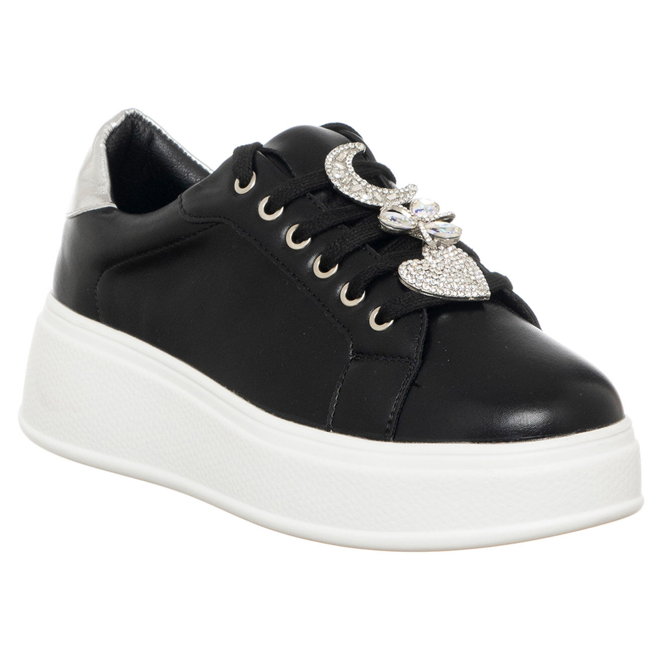 Loretta by Loretta Sneakers Laure noir/argenté