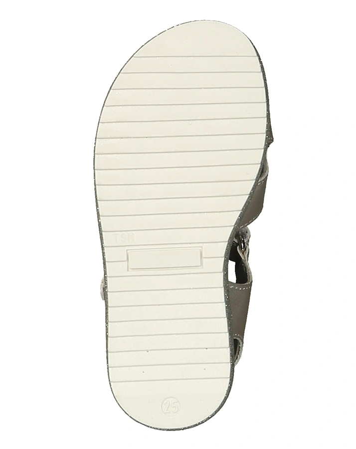 Sandalen LUCINDA GLITTER in silber metallic