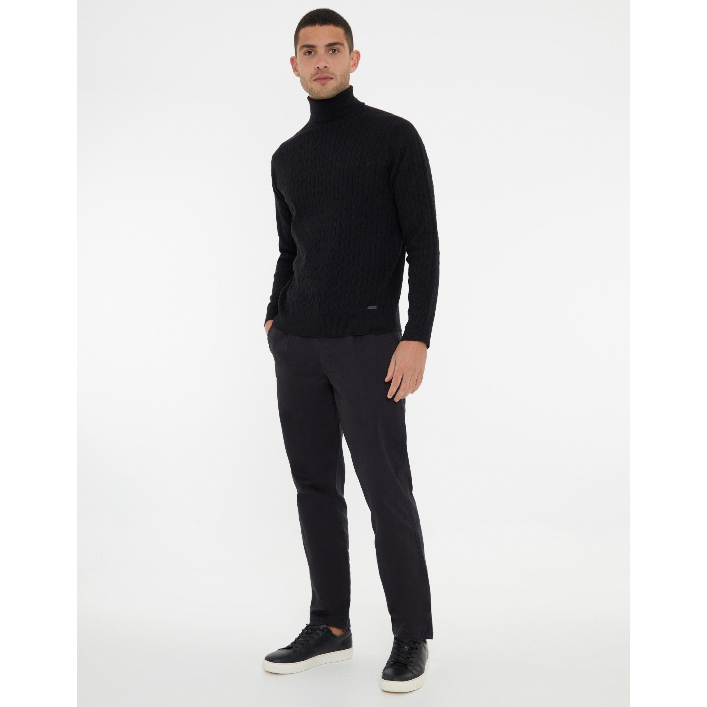 Threadbare TB Roll Neck Jumper Mens