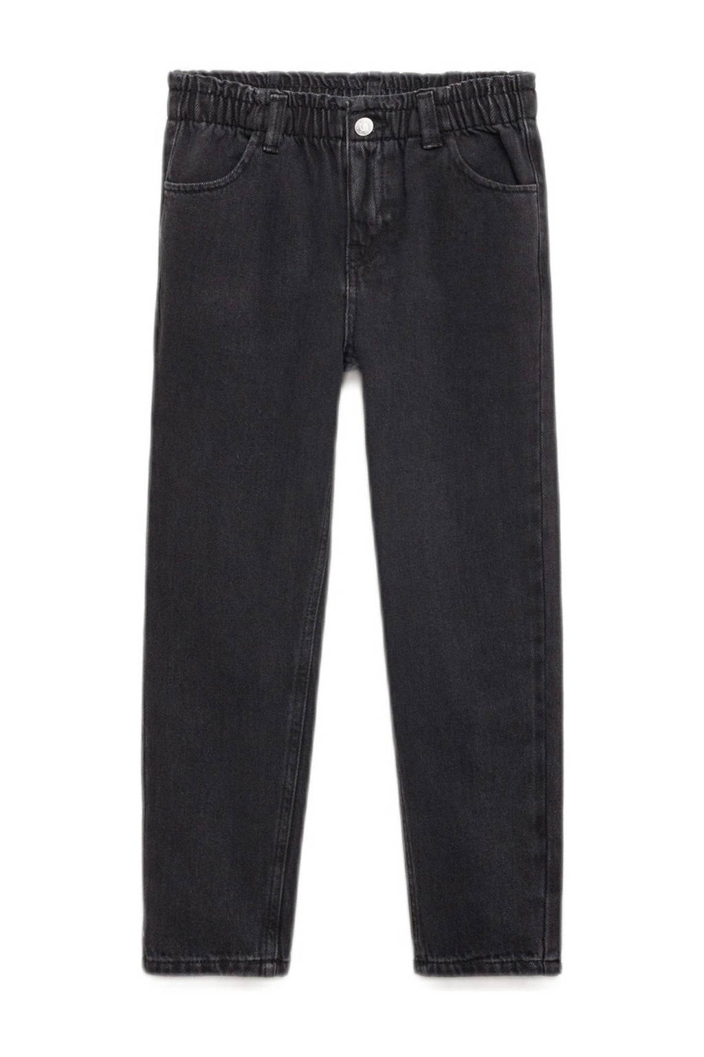 Mango Kids regular waist regular fit jeans grey denim
