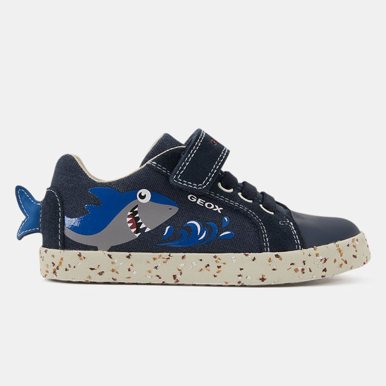 Geox Baskets en Toile de coton Kilwi bleues